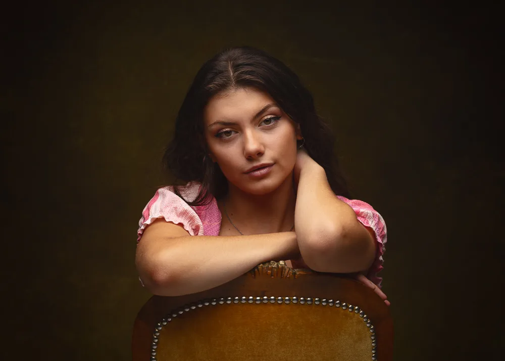 Model portfolio portrait of Roma, photographed in Suffolk by Foyers Photography