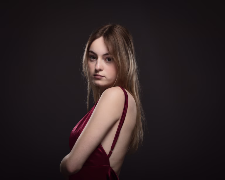 Rose photographed during a model portfolio session in Suffolk by Foyers Photography