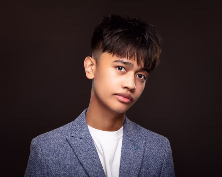 Portrait of Krian from a model portfolio shoot in Suffolk, Foyers Photography