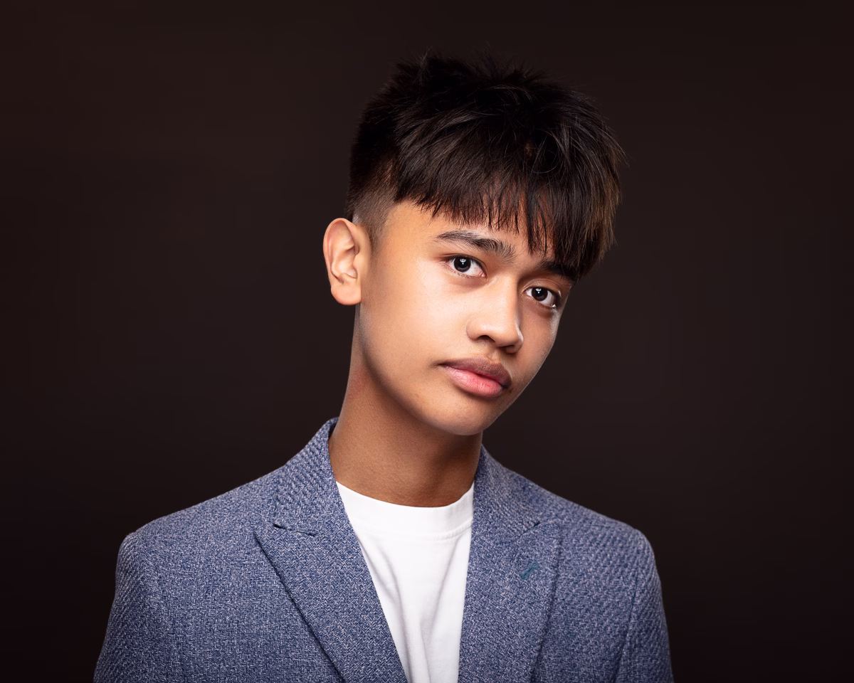 Portrait of Krian from a model portfolio shoot in Suffolk, Foyers Photography