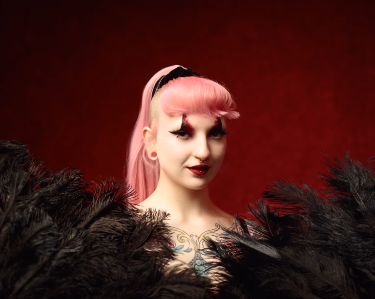 Portrait of Anna Key from a model portfolio shoot in Suffolk, Foyers Photography