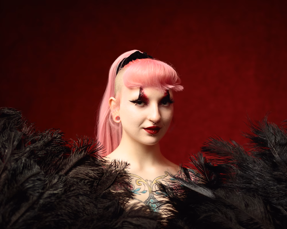 Portrait of Anna Key from a model portfolio shoot in Suffolk, Foyers Photography