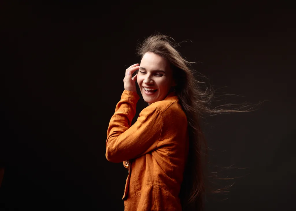 Portrait of Anastasia from a model portfolio shoot in Suffolk, Foyers Photography