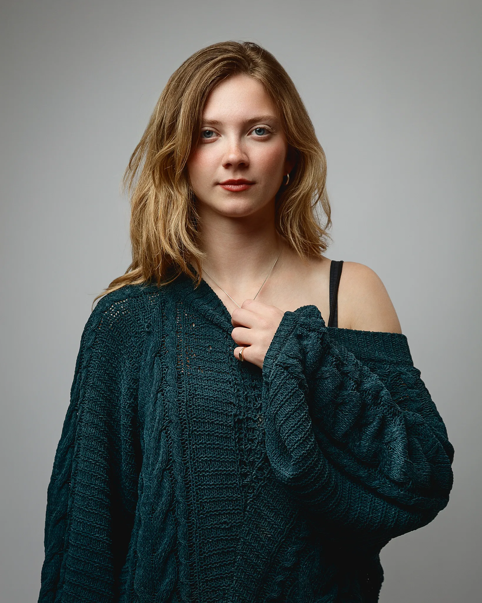 Studio beauty portrait photographed by Foyers Photography in Suffolk
