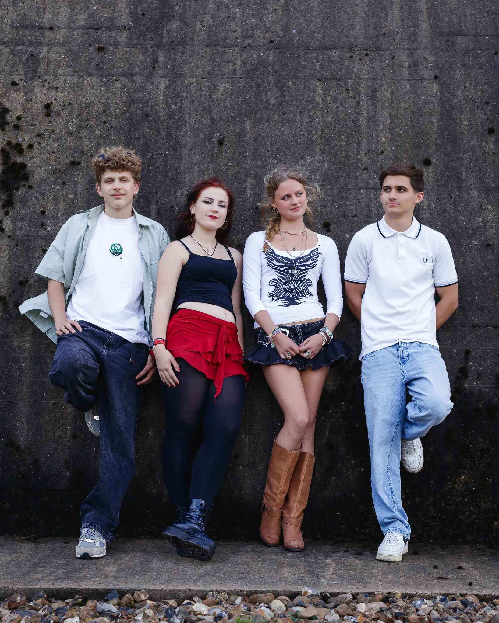 High contrast band photograph shot at Bentwaters in Suffolk by Foyers Photography