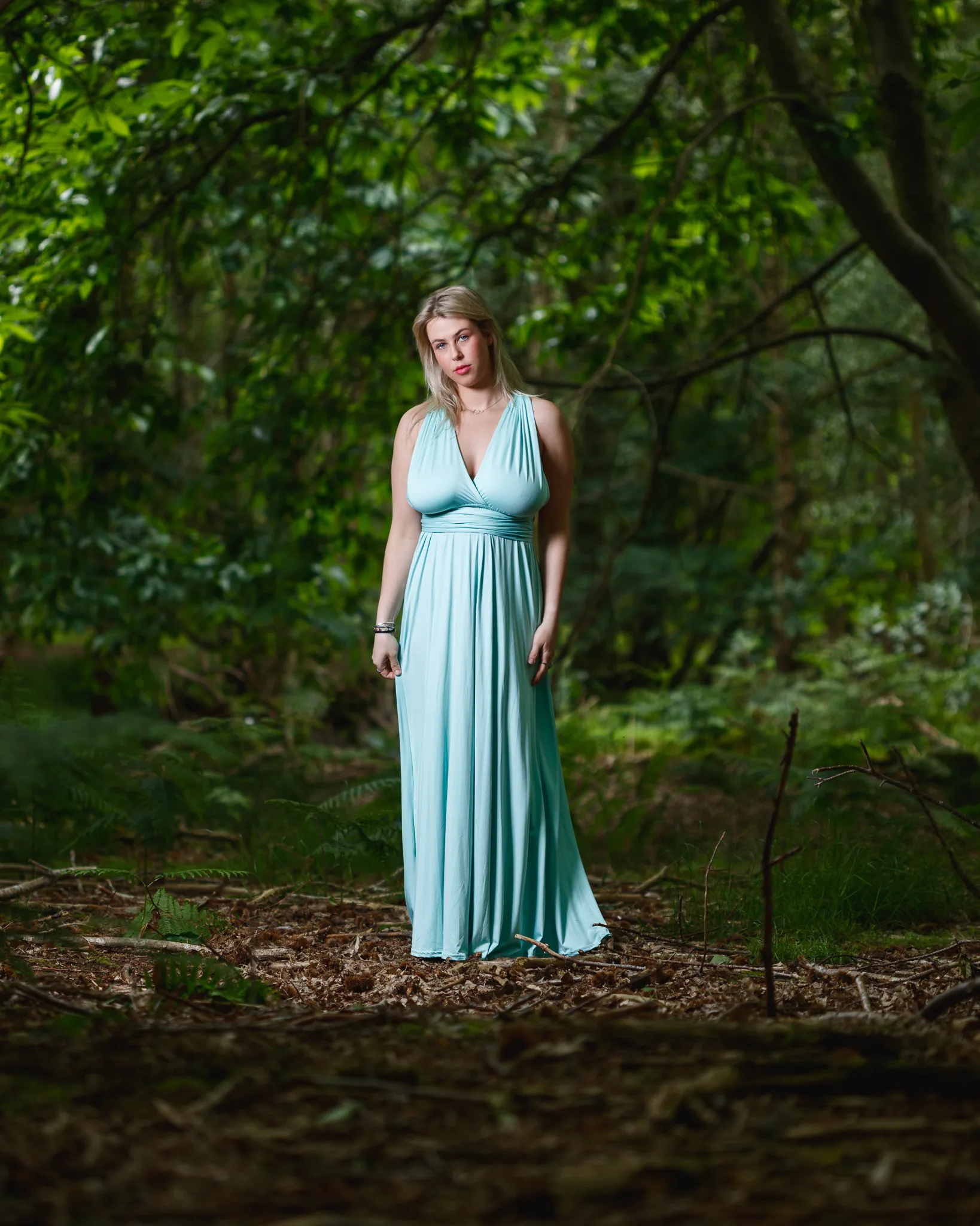 Forest portrait session in Tunstall Wood, Suffolk, Foyers Photography